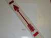 1950's Embroidered On Twill Brotherhood Order of the Arrow Sash, Heavy Twill and Edge Embroidery, Best Quality, Lt Use, 27"