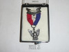 Eagle Scout Medal, Robbins 4, 1955-1969, Flat Back, In Original Box, MINT, STERLING