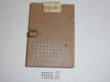 Vintage 1929 Boy Scouts of America Punch Game, Unused with directions, RARE!!!!