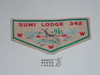 Order of the Arrow Lodge #342 Sumi w1 Woven Flap Patch