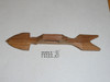 Order of the Arrow Carved Wood INDUCTION Neckerchief Slide - Boy Scout