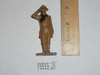 1920's Vintage Barclay Manoil Lead Toy Boy Scout Figure Saluting Scout #3