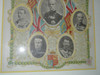 1900 British Heros Boer War Color Poster, Baden Powell, Framed and Matted