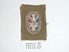 Eagle Scout Patch, Type 2, 1933-1955, somewhere between tan and khaki cloth, early variety, sewn buy in very good condition