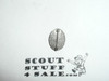 Eagle Scout Lapel Pin, 1940's STERLING Silver, Type 3, spin lock at bottom, used