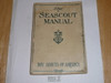 1920 Sea Scout Manual, Rare White Cover, Some Wear