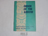 Order of the Arrow Information For New Members, 1969, 4-69 Printing