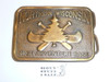Northern Wisconsin High Adventure Base Heavy Bronze Belt Buckle
