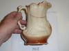 Ornate Baden Powell Pitcher, 6" W x 6.5" H