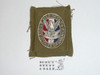 Eagle Scout Patch, Type 2, 1933-1955, Khaki Cloth, sewn buy in very good condition