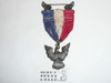 Eagle Scout Medal, Robbins 1B, 1925-1926, Closed Beak, some fraying to ribbon