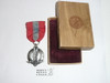 Air Scout Ace Medal, Type 2, 1940's, MINT Condition, STERLING Silver in Original Box, ULTRA RARE!