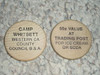 1980's Camp Whitsett Wooden Nickel - Scout