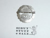 Scout Executive Collar Brass, Squatty Crown, Horizontal Spin Lock Clasp