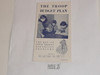 1942 The Troop Budget Plan Pamphlet, 3-42 printing