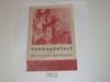 1950 Fundamentals of the Boy Scout Movement, Introductory Training, 1-50 printing, some wear