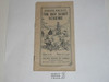 1920 Scouting for Boys - The Boy Scout Scheme, Boy Scout Promotional Brochure, 24 pages, 11-20 printing