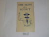 1930's The Scout Sign, Boy Scout Promotional Brochure