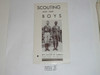 1942 Scouting and Our Boys, Black Scout Recruiting Brochure, 5-42 printing