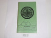 1969 Philmont Training Center Notebook with only a few pages or writing