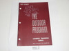 Boy Scout Leader Training Series, The Outdoor Program, 8-62 printing