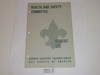 District Scouter's Training Series, Health and Safety Committee Instructor's Guide, 8-57 printing