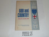 Christian, God and Country Projects Record Book, First Printing, 1969