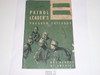 1964 Patrol Leader's Program Notebook, Unused but cover dirty