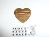 Life Scout Rank Pin, bent wire Clasp, 24mm Tall