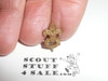 First Class Scout Rank Lapel Pin (Could be used as Generic Scouting Lapel Pin), crude Clasp, 16mm tall, cast knot