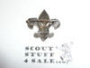 Tenderfoot Scout Rank Pin (Could be used as Generic Scouting Collar Pin), Safety Pin Clasp, 20mm Wide, Be Prepared & BS of A & Pat. 1911 back markings, notched Back, silver color