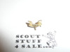 2nd Class Scout Rank Mother's or Lapel Pin, crude wire clasp, 10mm Wide