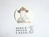 Enameled Baden Powell Bust Pin with 15th World Jamboree on it