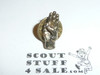 Hand Making the Boy Scout Sign Pin, 15mm, nice detail, gold color