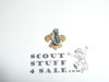 Boy Scout Lapel Pin, Gold Emblem, spin lock clasp