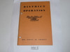 1963 District Operations, Local Council Manual Series, 12-63 printing
