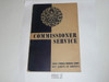 1943 Commissioner Service, Local Council Manual Series, 3-43 printing