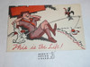 Generic BSA National Supply Cartoon Post card, This is the Life, 1947