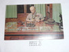 Johnston National Scouting Museum Post card, Baden Powell Wax Figure