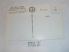 1957 National Jamboree Post Card, Official Post card, Pioneer Houses