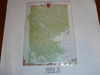 Philmont Scout Ranch Post card, Topo Map