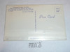 Philmont Scout Ranch Post card, The Avenue of Flags, 1950's-80's