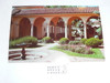 Philmont Scout Ranch Post card, Patio at Villa Philmonte, 1950's-80's