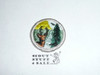 Conservation of Natural Resources (Silver bdr) - Type H - Fully Embroidered Plastic Back Merit Badge (1972-2002)