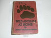 1913 Wild Animals at Home, By Ernest Thompson Seton, First printing, spine/binding repaired