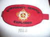 BSA Emergency Service Explorer Armband (black letters) - Elastic Band