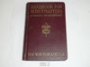 1934 Handbook For Scoutmasters, Second Edition, Eighteenth Printing, near MINT Condition, Maroon color cover