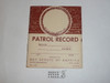 Patrol Record Book, 8-70 Printing