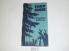 1938 Camp Songs, Boy Scouts, blue cover