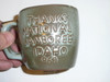 1969 National Jamboree Frankoma Ceramic Coffee Mug, Blue/Green